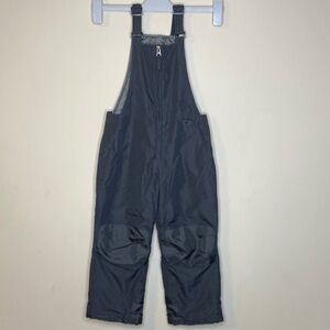 TSLA Unisex Kids Black Bib Overalls Toddler Size 5T